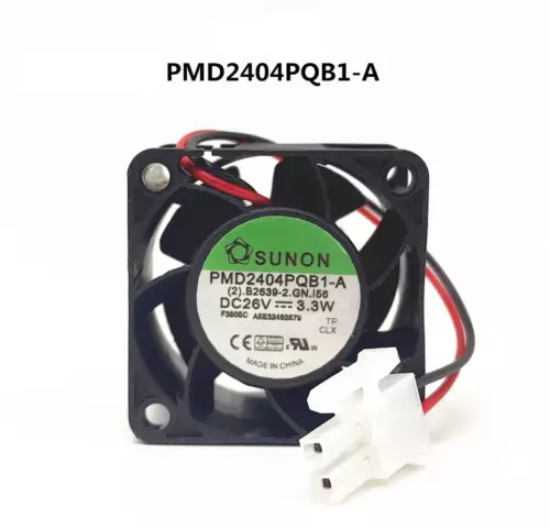 NEW SUNON PMD2404PQB1-A Fan DC 26V 3.3W 40*40*28mm 2Pin 4CM Inverter Cooling Fan