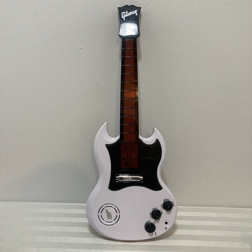 Gibson Power Tour Tiger Electronics weiß E-Gitarre ohne Gurt getestet