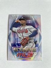 2023 Topps Baseball Series 1 Ozzie Albies Stars Of The MLB Chrome #29