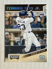 Fernando Tatis Jr. 2019 Panini Chronicles Playoff Platinum Blue Holo 1/1 Padres