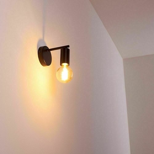 Vintage Industrial Indoor Wall Light Fitting Black Sconce Retro Lounge Wall Lamp - Picture 16 of 26