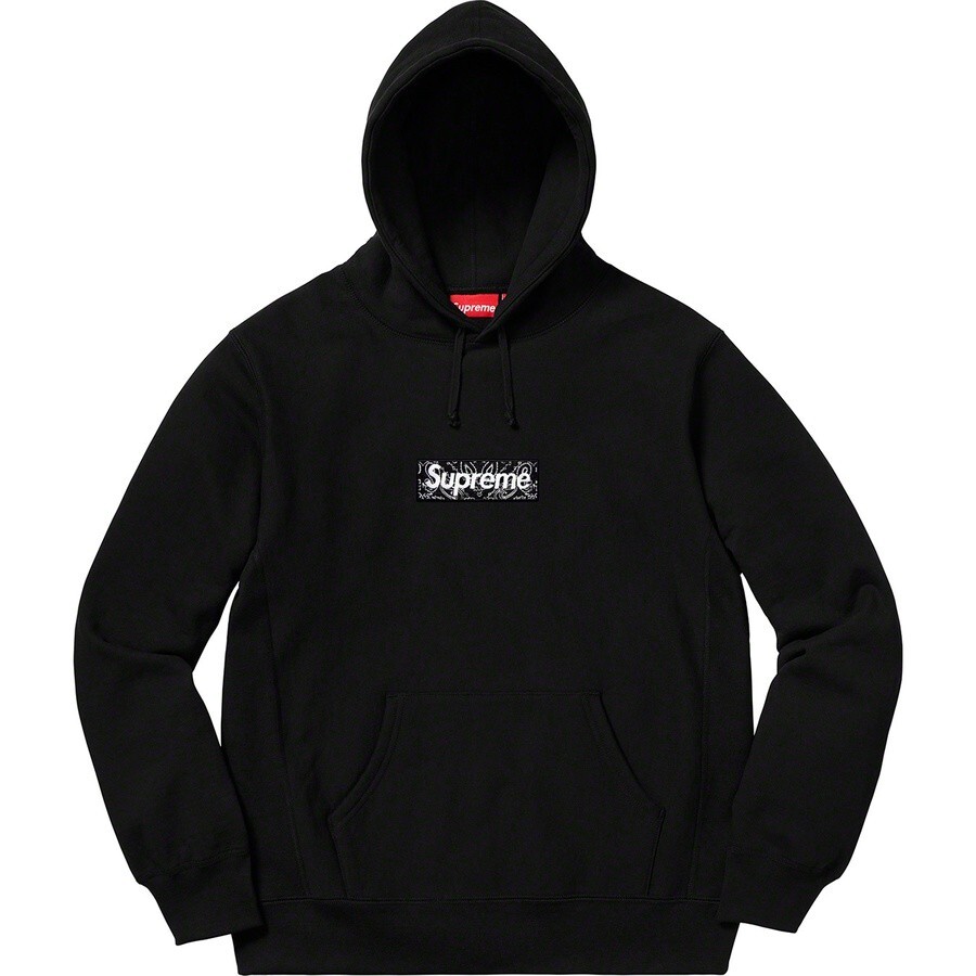 Supreme 19FW Bandana Box Logo Hooded Sweatshirt Black S | eBay Supreme 19FW Bandana Box Logo Hooded Sweatshirt Black S | eBay