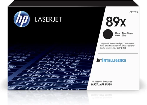 HP 89X Black Original LaserJet Toner Cartridge, CF289X