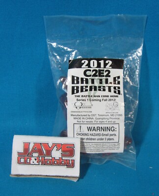 C2E2 2012 Promo Exclusive Translucent Red Vorin Ram Battle Beasts Minimates- NEW