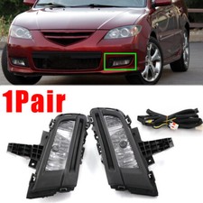 2pcs For Mazda 3 2007-2009 Front Bumper Driving Light Fog Lamps With Wire Lhrh 2pcs For Mazda 3 2007-2009 Front Bumper Driving Light Fog Lamps With Wire Lhrh