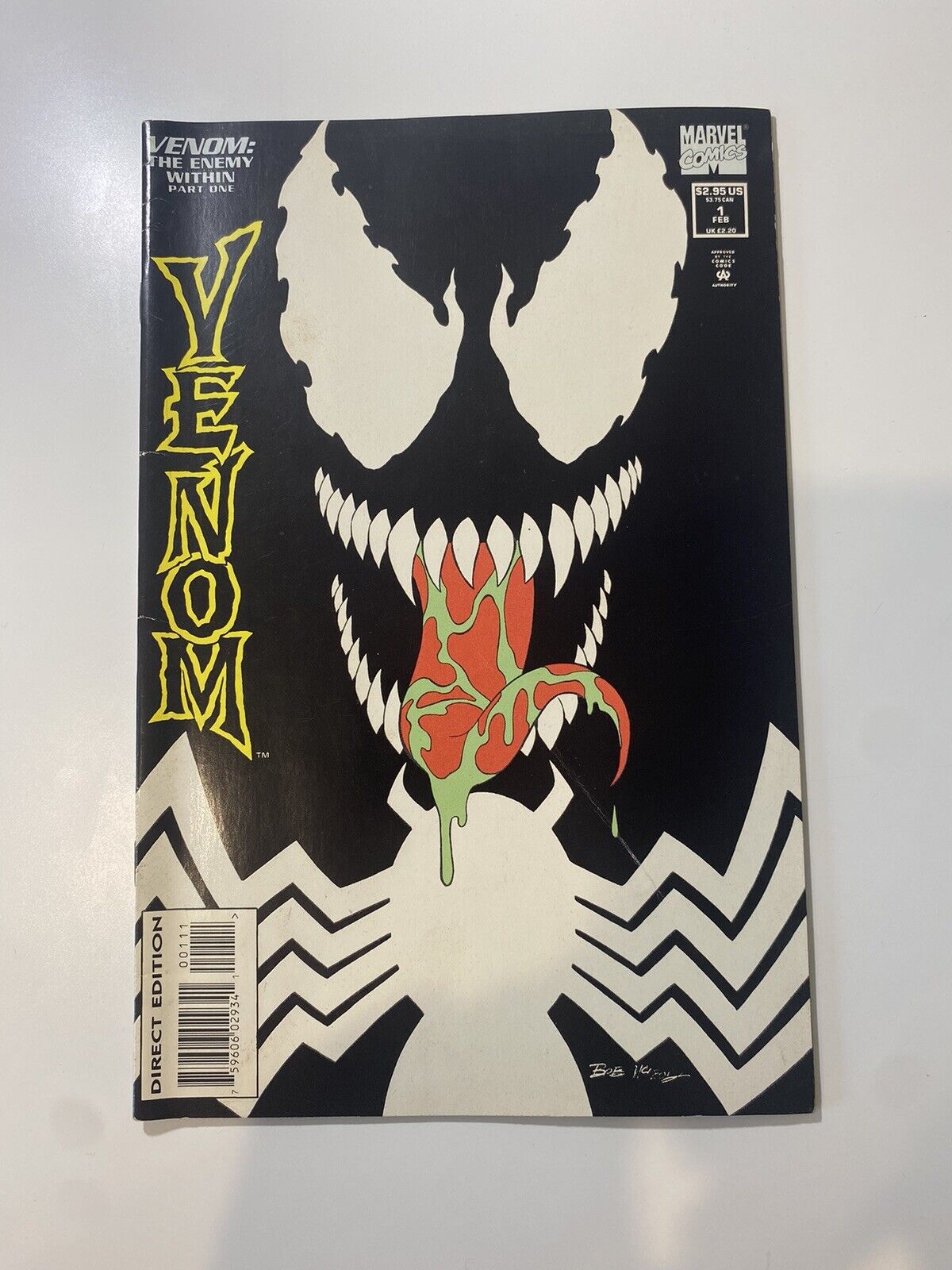 Venom The Enemy Within #1 Part One (Marvel Comics 1994) FN+
