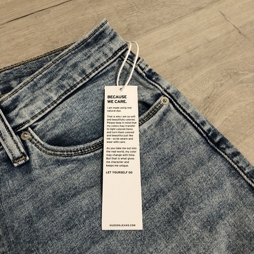 Hudson Women’s Jeans Size 32 ( 14 ) Barbara Cali High Rise Bootcut With Slit - Picture 8 of 10