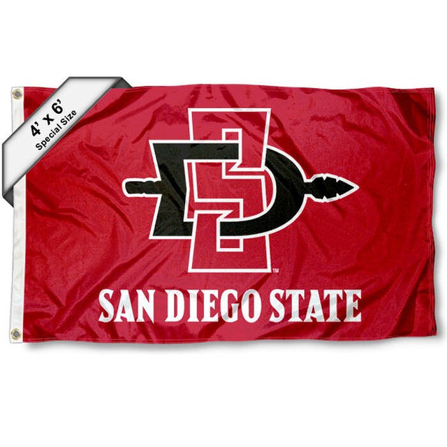 San Diego State University 4x6 Flag | eBay