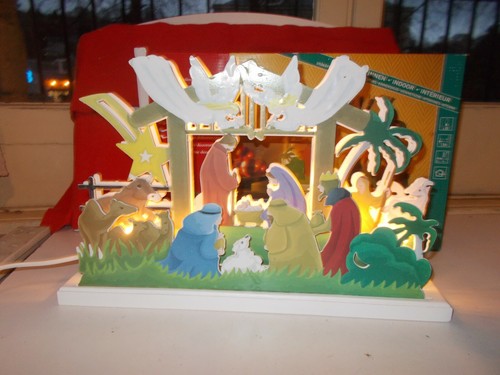 Konstsmide beleuchtete 3D-Weihnachtssilhouetten: Krippe oder Dorf: sortiert - Bild 5 von 14