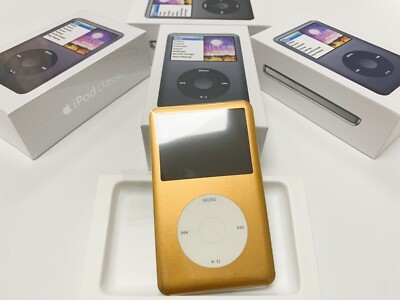  NEW Apple ipod Classic 7th Gen 2TB SSD（Gold/ White ) Sealed，2 Years Warranty 