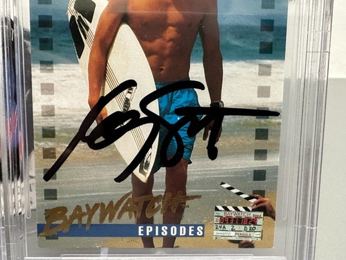 KELLY SLATER SIGNED AUTOGRAPHED 1995 #66 BAYWATCH ON CARD BECKETT BGS SLABBED 10 - Picture 2 of 8