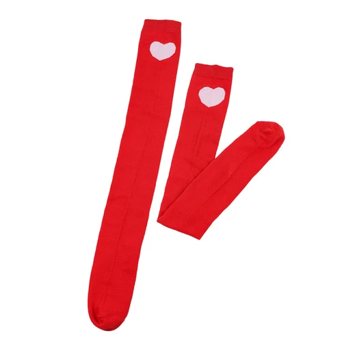 Nuevo Mujeres Sobre las Rodillas Extra Largo Muslo Alto Corazón Labios Fiesta Calcetines Amor Calcetines - Imagen 29 de 40