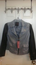 New York Yokd, Women's Size Large Jacket, Gray & Black, Zip Up, Nwt $84