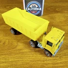 Hot Wheels Mountain Mining Set Redline Road King Truck Yellow Hong Kong 1974