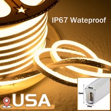 110V 15 25mm LED Neon Light Strip Waterproof Commercial Building Rope Tube Decor
