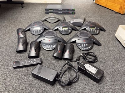 POLYCOM LOT - WHAT YOU SEE IN THE PIC IS WHAT YOU GET