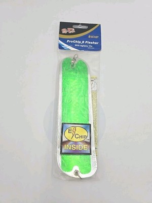 Pro-Troll Fishing Products ProChip 8 Fin Flasher with EChip Green 8'' Saltwater 