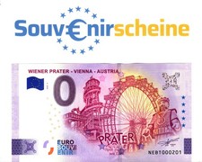 0 Euro Schein NEBT 2025-3 WIENER PRATER - VIENN - AUSTRIA