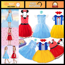 Toddler Girls Princess Dress Up Costume Set - 6 Fancy Outfits for 2T-4T