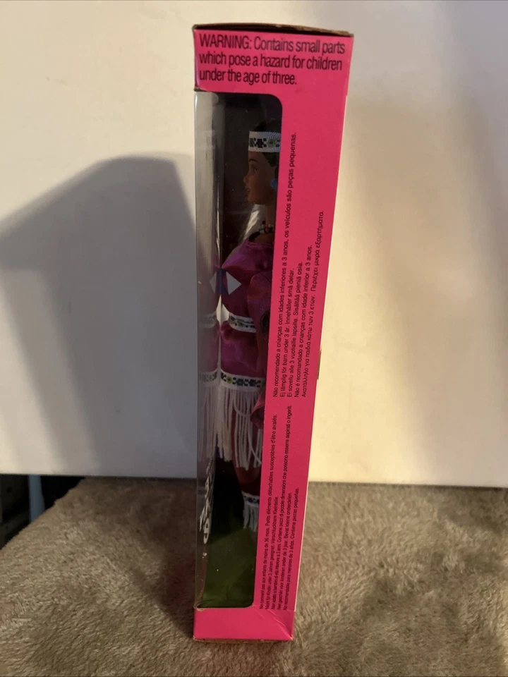 Muñeca Barbie Nativa Americana 3ª Edición 1995 Nueva en Caja Foto 3 de 4