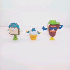 Vtg McDonald's Changeables Lot Of 3 Happy Meal Toys Food Fundamentals 1990s