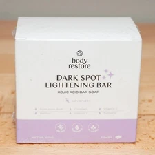 Body Restore Dark Spot Lightening Bar Rosemary 3 Bars Kojic Acid Bar Exp 09/2026