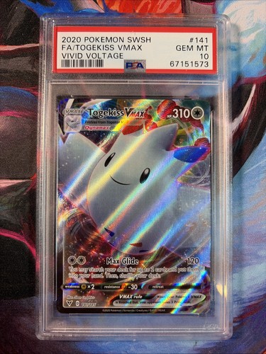 Togekiss VMAX graded PSA 10 for sale on eBay