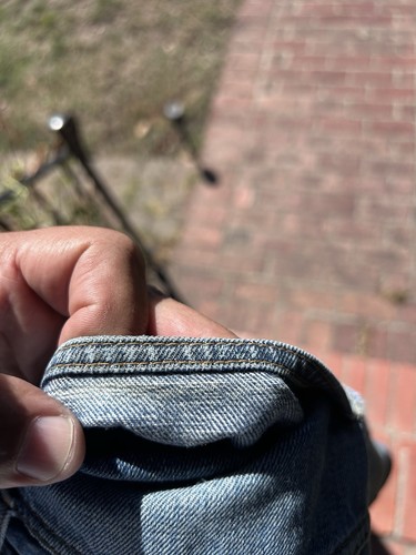 Vintage seltene Levis Selvedge Redline 501s 501 Jeans USA #6 Einzelnaht 34 32 - Bild 6 von 16