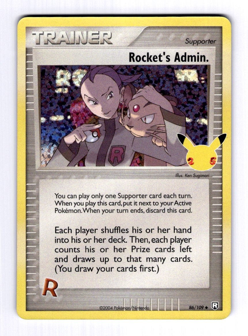 Rocket's Admin. Celebrations: C #86 (2021) Classic Collection Holo NM Pokemon