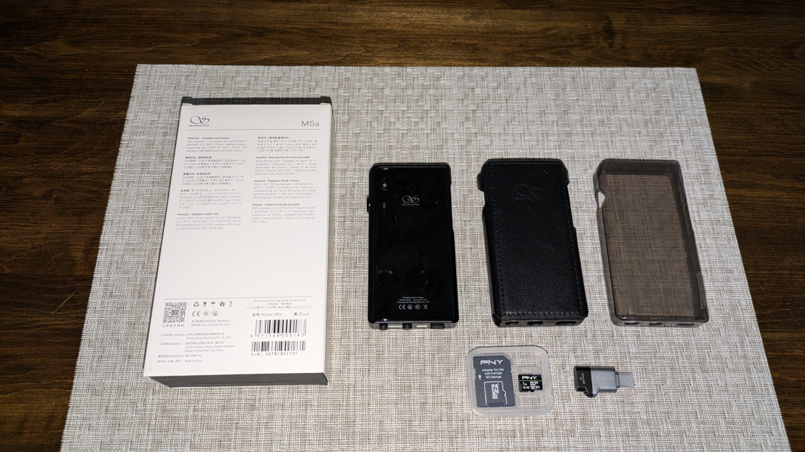 Shanling Audio M5s DAP + 1TB PNY Pro Elite Prime Card - MINT CONDITION 🎧🎧🎧🎧