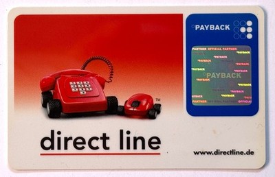 Payback-Karte direct line, Einzelkarte   ungebraucht