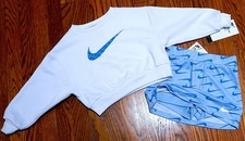 NIKE SPORT AUTHENTIC TODDLERS GIRLS BRAND NEW ORIGINAL 2Pc SET SUIT Size 4, NWT