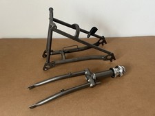 Brompton Genuine rear frame, front fork assembly -TITANIUM