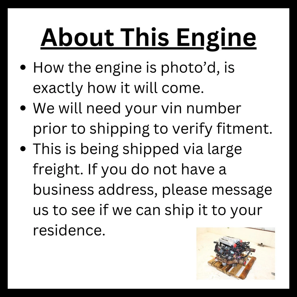 2003 Jeep Grand Cherokee 4.0L Engine VIN S 171k Miles Used OEM Part Foto 3 de 4