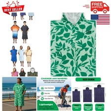 Stylish Beach Changing Towel Poncho in Microfiber - Ideal for Water Activities