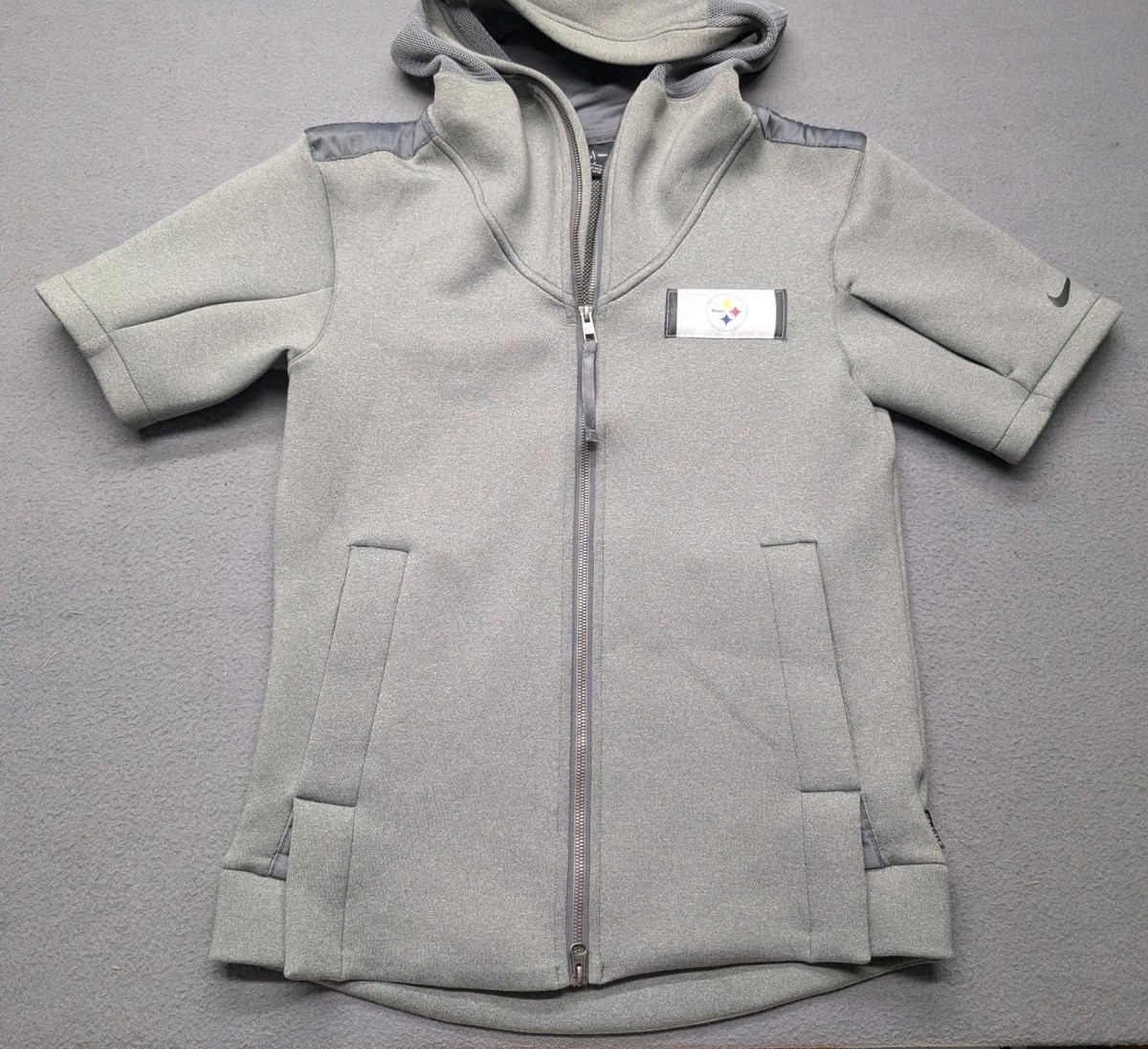 nike sideline short sleeve hoodie