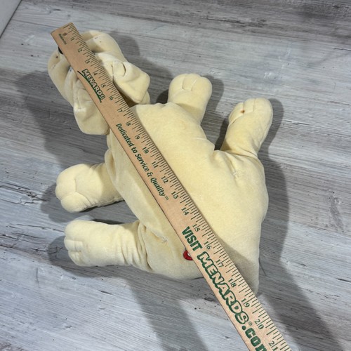 Pound Puppy Puppies Large Tan Vintage Tonka 1985 Rumple Skins Cream Color - Picture 9 of 15
