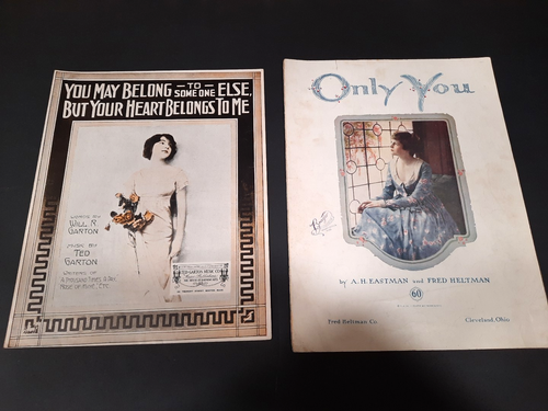 Lot of 14 Ephemera Sheet Music w/ ZIEGFELD FOLLIES 1920s POPULAR Sheet Music - Picture 5 of 21