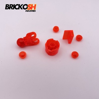 Lego Konvolut Teile Trans-Neon Orange Original Lego