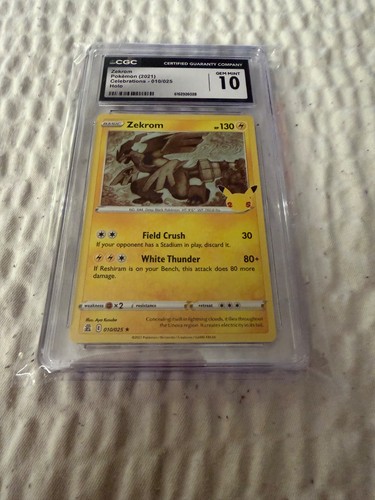 Pokémon Zekrom  25th Celebrations 010/025 Gem Mint 10