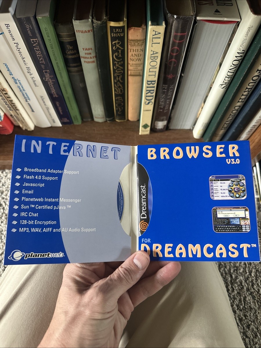 Internet Browser V3.0 for Sega Dreamcast Planet Web Broadband /w