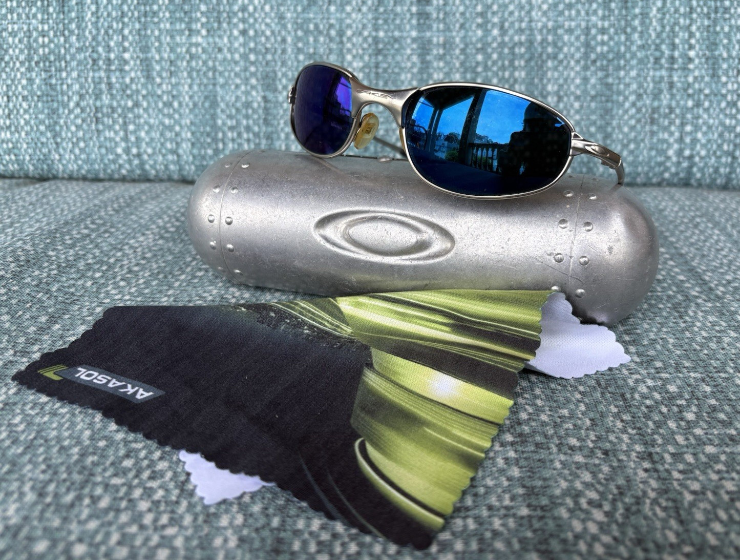 Y2K Oakley A-Wire Sunglasses with original case | eBay