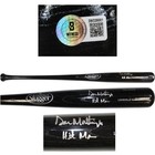 Don Mattingly Autographed New York Yankees LS Bat Hit Man Insc Beckett 59160