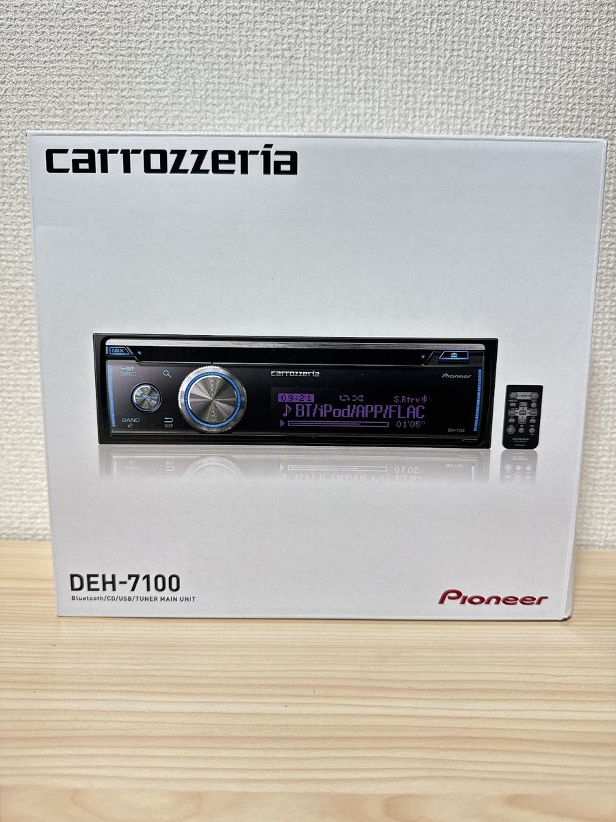 Pioneer Carrozzeria Car Audio DEH-7100 1DIN CD / USB / Bluetooth