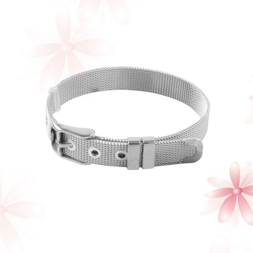 Stainless Steel Mesh Chain Bracelet Mens Metal Bracelets Miss Man - Picture 9 of 12