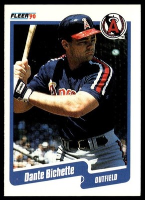 1990 Fleer Dante Bichette California Angels #127