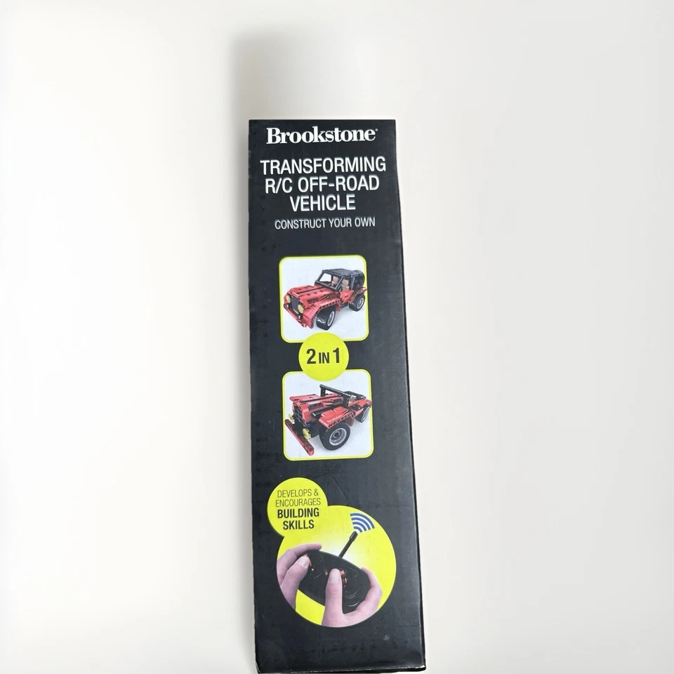 Brookstone BYO Remote Control RC Car Vehicle - Off-Road Truck! Red and white New - Image 2 of 4