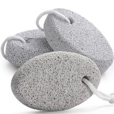 Natural Pumice Stone for Feet, Borogo 3-Pack 3 Count Pack of 1 , A-white