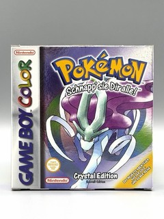 Pokémon Kristall Edition Nintendo Gameboy Color OVP CIB Zustand: Gut