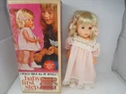 Vintage Baby First Step Doll 1964 Mattel Walking Toy w/Box Not Working